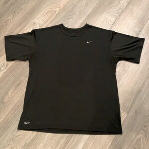Nike Black Dri Fit Short Sleeve Shirt